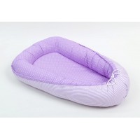 Hniezdo - Kokon MoT obojstranné bodky/fialová +35,00€
